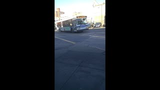 Queens New York to Brooklyn New York  Q8 Bus Full Route  Hybrid Electric Bus  Orion VII HEV [upl. by Nanda]