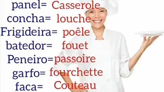 utensílios de cozinha em francêsles ustensiles de cuisine [upl. by Hollister795]