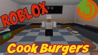 Trying to Make the Tastiest Burger Ever in Cook Burgers on Roblox [upl. by Anirba]