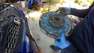 20022005 replacement clutch without removing subframe [upl. by Nnairrehs546]