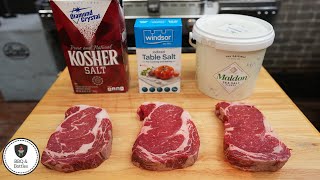 What Salt to Use on a Steak Sea Salt vs Kosher Salt vs Table Salt [upl. by Gay]