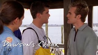 Dawsons Creek  Dawson And Pacey FIGHT Over Joey  Throw Back TV [upl. by Arlo]