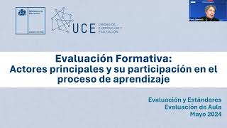 Evaluación Formativa Actores principales y su participación en el proceso de aprendizaje [upl. by Annil]