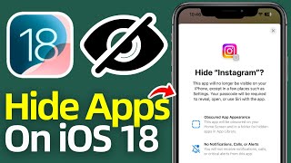 How to Hide Apps on iPhone iOS 18 [upl. by Aseel]