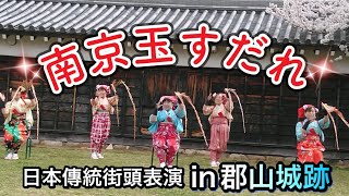 【日本傳統街頭表演】🇯🇵南京玉すだれ🇯🇵Nankin Tamasudare 日本南京玉すだれ協会in郡山城跡🏯大和郡山 [upl. by Fairlie964]