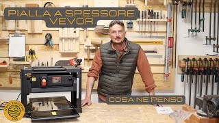 PIALLA A SPESSORE VEVOR  La mia opinione [upl. by Silvano441]