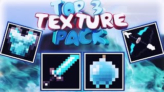 TOP 3 MINECRAFT TEXTURE PACK PVP  17  18  SUBE FPS  SIN LAG [upl. by Osber]