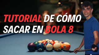 TUTORIAL DE CÓMO SACAR EN BOLA 8  LACARRAPOOL [upl. by Nylak]