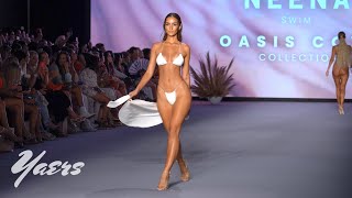 Oh Polly Neena Swimwear Fashion Show  Miami Swim Week 2021  Paraiso Miami Beach  Full Show 4K [upl. by Sairacaz]