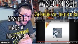 METALHEAD REACTS VASCO ROSSI  Va bene va bene così [upl. by Lemar]