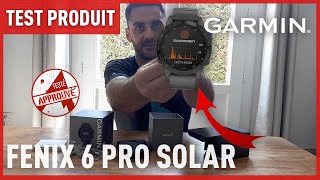 TEST DE LA MONTRE FENIX 6 PRO SOLAR  GARMIN PAR JULIEN [upl. by Woody]