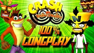 Crash Twinsanity  Complete 100 Walkthrough All GemsAll Crystals HD [upl. by Greerson]