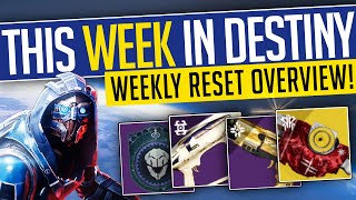 Destiny 2  THIS WEEK IN DESTINY  20th Feb NEW Wish Sparrow Control Triple Bonus Ranks amp More [upl. by Delcine]