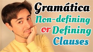 Defining y Nondefining relative clauses diferencia en INGLÉS [upl. by Gross]