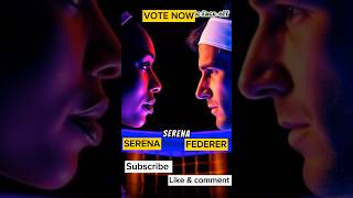 quotSerena Williams vs Roger Federer  Tennis Legends Showdown  Whos the GOATquotshorts [upl. by Keyek]