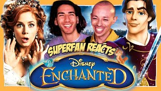 Disney Super Fan WATCHING ENCHANTED After 10 YEARS  Enchanted Reaction  Disney Movie Reaction [upl. by Oranneg]