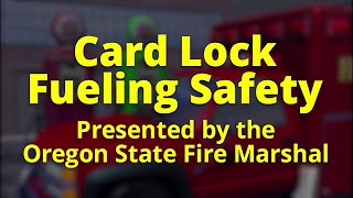 Card Lock Fueling Safety [upl. by Gristede]