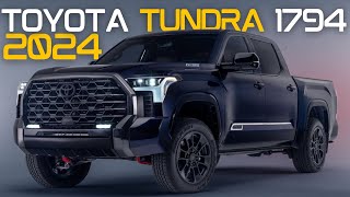 2024 Toyota Tundra 1794 Limited Edition Has Lots of Leather and a Lift Kit [upl. by Richel]