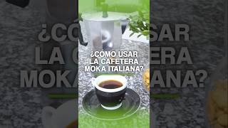 Cafetera moka italiana ☕️ Así se usa una de las cafeteras más populares del mundo 🌎 ✨ [upl. by Bushey180]