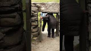 Ancient Stone Home Called A quotBrochquot in Outer Hebrides Scotland [upl. by Ravert]