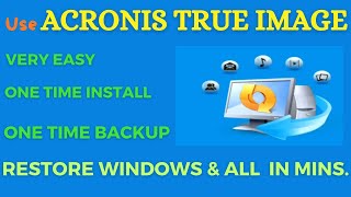 How to Make Bootable USB of Acronis True Image  How to Create Backup and Restore in Acronis [upl. by Euton61]