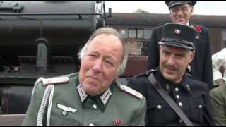 Cast of Allo Allo at Severn Valley Railway [upl. by Aseeram]