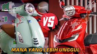 BATTLE SASIS ‼️ NEW HONDA STYLO 160 VS VESPA PRIMAVERA  LEBIH UNGGUL MANA ⁉️ [upl. by Cristy]