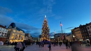 Christmas tree in Clermontferrand in France [upl. by Einittirb278]