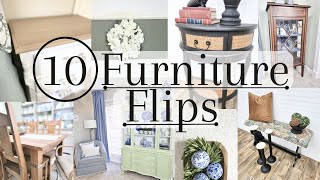 10 Furniture Flips Making A Beautiful Home [upl. by Rozella]