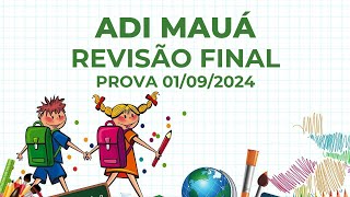 SIMULADO FINAL  Auxiliar de Desenvolvimento Infantil  ADI Mauá 2024 [upl. by Asillem470]