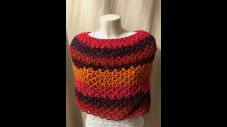 Tuto cape pèlerine au crochet [upl. by Atinele372]