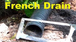 300 Feet French Drain  1 Day Install [upl. by Colston]