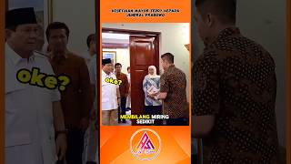 JENDRAL PRABOWO SUDAH ANGGAP MAYOR TEDDY SEPERTI ANAK SENDIRI videoviral shortvideo tni fyp [upl. by Klarrisa548]