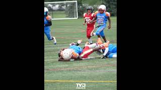 Southern State Seminoles 9U Karson Parson TFL football sports defense tackle highlights li [upl. by Alyose]