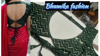 New blouse design backless 😍viralvideos fashion MANDEEPGROVER [upl. by Enilesoj81]