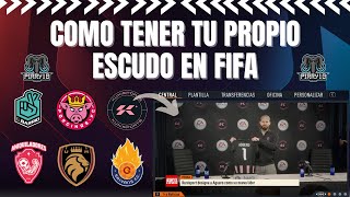 Como tener tu propio escudo en Modo Carrera en FIFA 23 y FIFA 22 [upl. by Graner521]