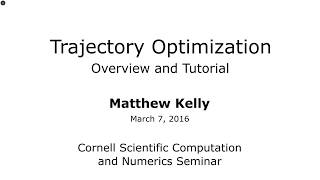 Introduction to Trajectory Optimization [upl. by Elizabeth]