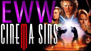 Everything Wrong With CinemaSins The ENTIRE Star Wars Prequel Trilogy [upl. by Annayi]