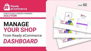 Shop Management from dashboard  Ready eCommerce  Complete Multi Vendor eCommerce  Razinsoft [upl. by Jorie]