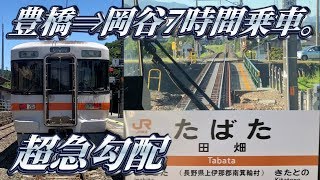 【7時間耐久】豊橋発岡谷行きの飯田線を乗り通してみた。 [upl. by Amahcen]