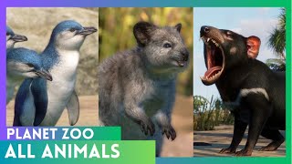 Planet Zoo 115 ALL 171 ANIMALS SHOWCASE [upl. by Rochemont]