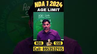 NDA Age Limit 2024  NDA 1 2024 Eligibility  NDA 2024 Age Limit UPSC NDA nda upsc nda2024 tda [upl. by Tegirb365]