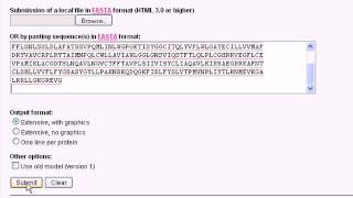 Bioinformatics Tutorials Lesson 3Using TMHMM method to locate transmembrane helices [upl. by Florida]