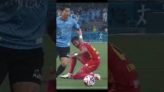 【 家長昭博 】ゴール前での落ち着きをスローで。 川崎フロンターレ frontale Ｊリーグ jleague サッカー soccer [upl. by Enelegna]