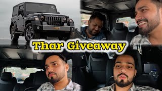 GIVEAWAY 😃THAR ONLY IN 15 LAKH 😱 thar tharlover arbaazsaifi0786 arbaazsaifi [upl. by Kary]