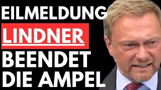 🚨WAHNSINN LINDNER BEENDET DIE AMPEL AfD MIT UMFRAGEHAMMER🚨 [upl. by Atirahc]