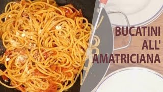 Bucatini allamatriciana  Easy way  Made in italy [upl. by Bentley]