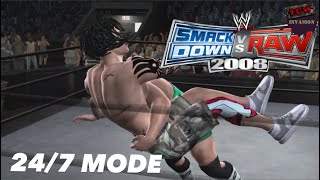 MY TRYOUT TO SMACKDOWN Smackdown VS RAW 2008 247 Mode 1 [upl. by Adnofal]