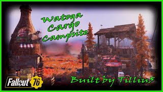 Watoga Cargo Campsite🩷🩷Fallout 76 Camps🩷🩷 [upl. by Nac]