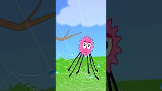 Incy Wincy Araignée shorts cartoon incywincyspider reels rhymes [upl. by Lough]